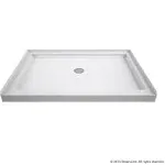 DreamLine DLT-1136480-88 Slimline Black 36" x 48" Single Threshold Shower Base