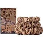 Slip Pure Silk Back to Basics Assorted Scrunchie Set Blonde