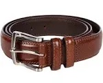 Florsheim 32mm Pebble Grain Leather Belt 58 Men's Cognac