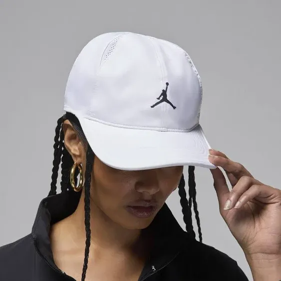 Jordan Dri-Fit Club Unstructured Curved Bill Cap 'White' S/M / White