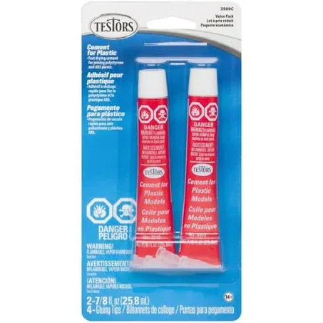 Testors 3509C Testors Plastic Cement Value Pack