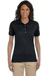 Jerzees 437W - Ladies SpotShield Jersey Polo Black - XL