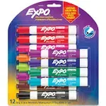 Expo - Low Odor Dry Erase Vibrant Color Markers, Broad Chisel Tip, Assorted Colors, 16/Set