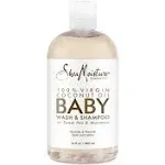 Shea Moisture 100% Virgin Coconut Oil Baby Wash & Shampoo 13 fl oz