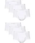 Hanes Men's Tagless Briefs 6-Pack White XL