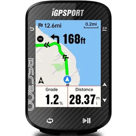 iGPSPORT BSC300 Bike Computer, Offline MAP Navigation Off Course Warning 8GB Bluetooth ANT+ Wireless GPS Cycling Computer IPX7 Waterproof