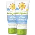 Babyganics SPF 50 Kids Sunscreen Lotion | Uva UVB Protection | Octinoxate & Oxybenzone Free | Water & Sweat Resistant, 6 fl oz (Pack of 2)