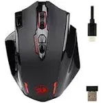 Redragon M913 Impact Elite Wireless Gaming Mouse, 16000 DPI Wired/Wireless RGB Gamer Mouse with 16 Programmable Buttons, 45 HR Battery and Pro