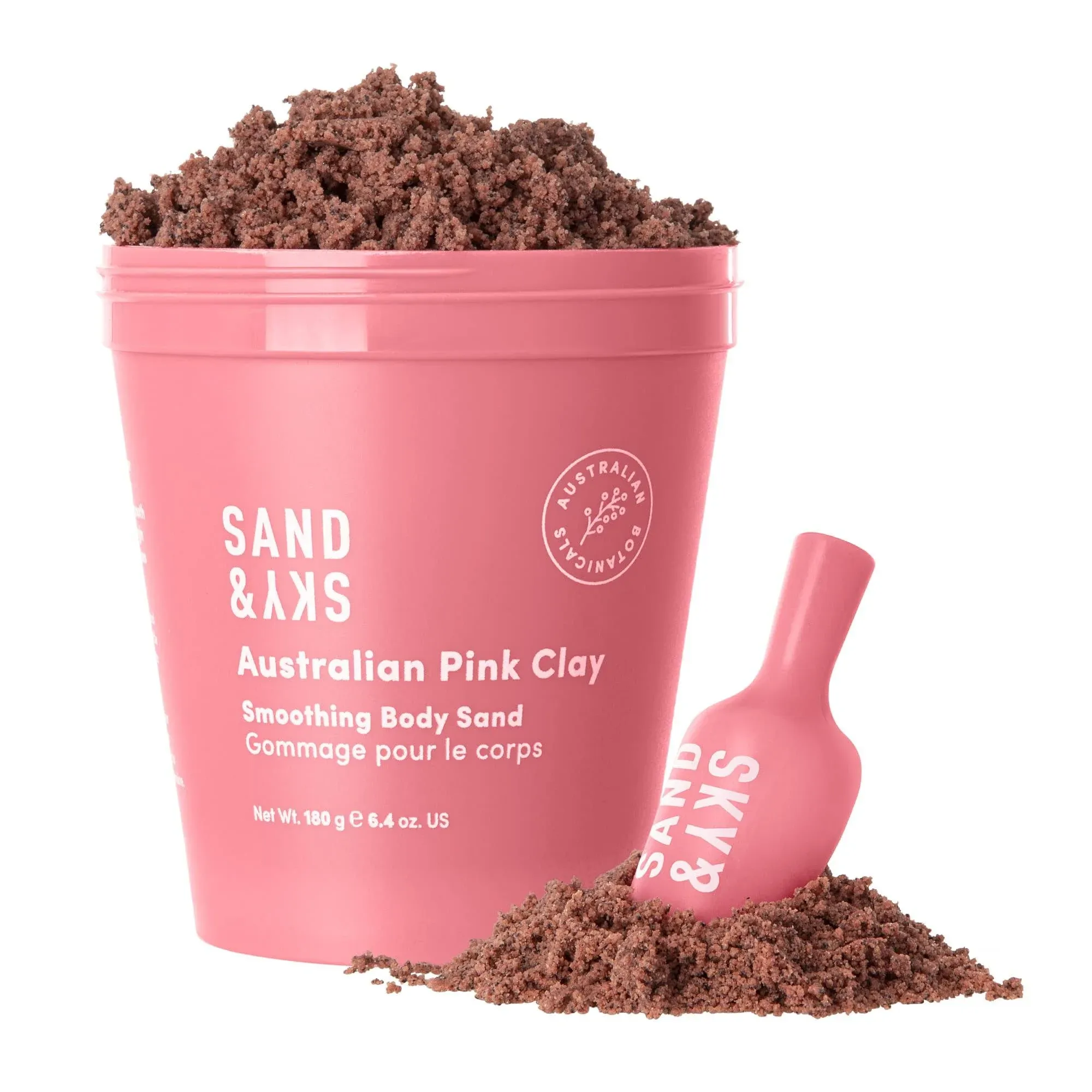 Sand & Sky Australian Pink Clay Smoothing Body Sand