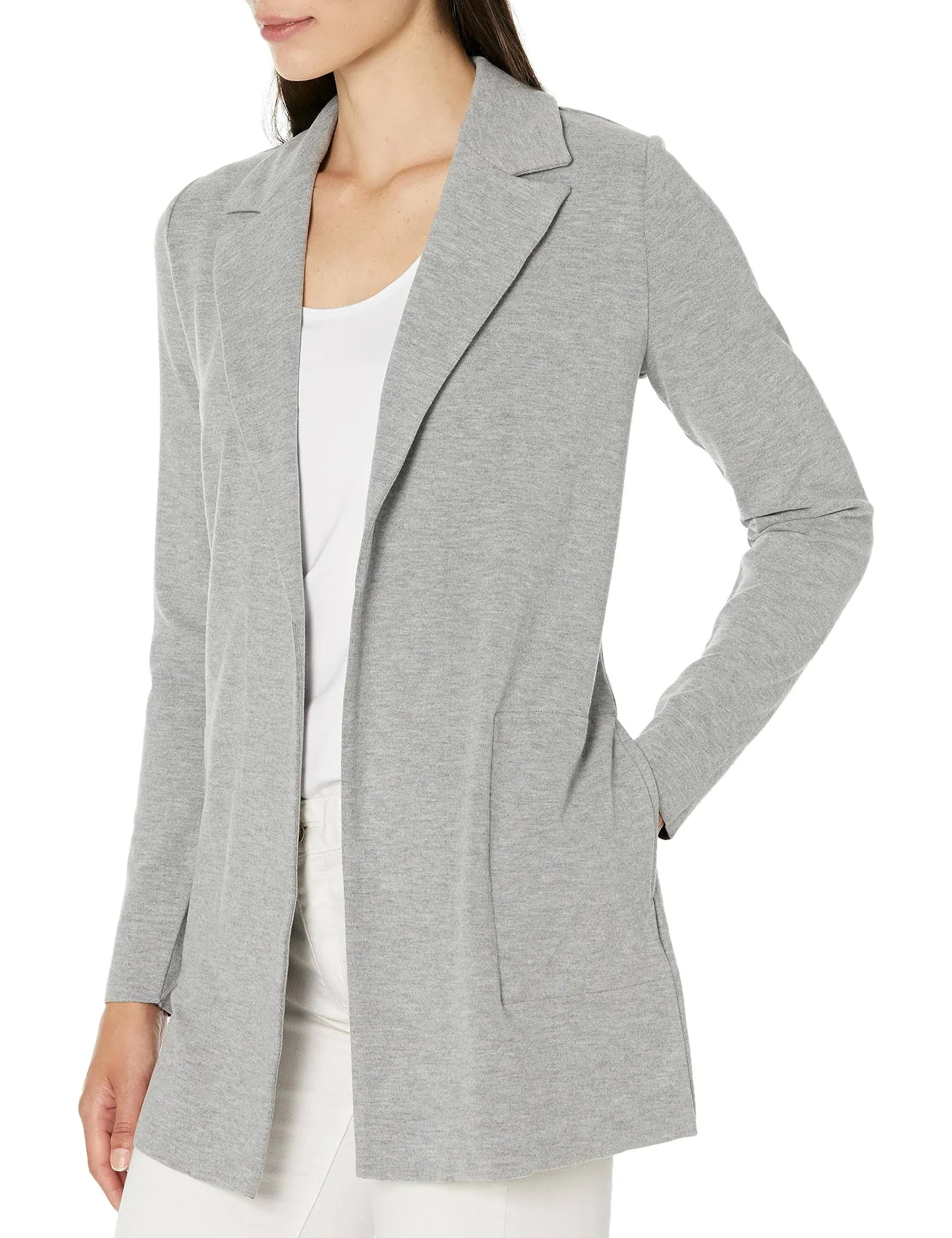 Nic+Zoe Women's All Day Comfort Knit Blazer - Moonwalk - Size Small