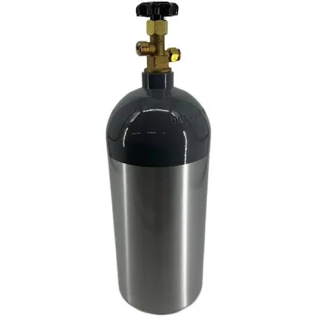 10lb Aluminum CO2 tank CGA 320 Valve DOT Approved Cylinder Empty