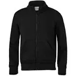 Soffe 9310M Adult Full Zip Mock Neck Sweatshirt - Black - S