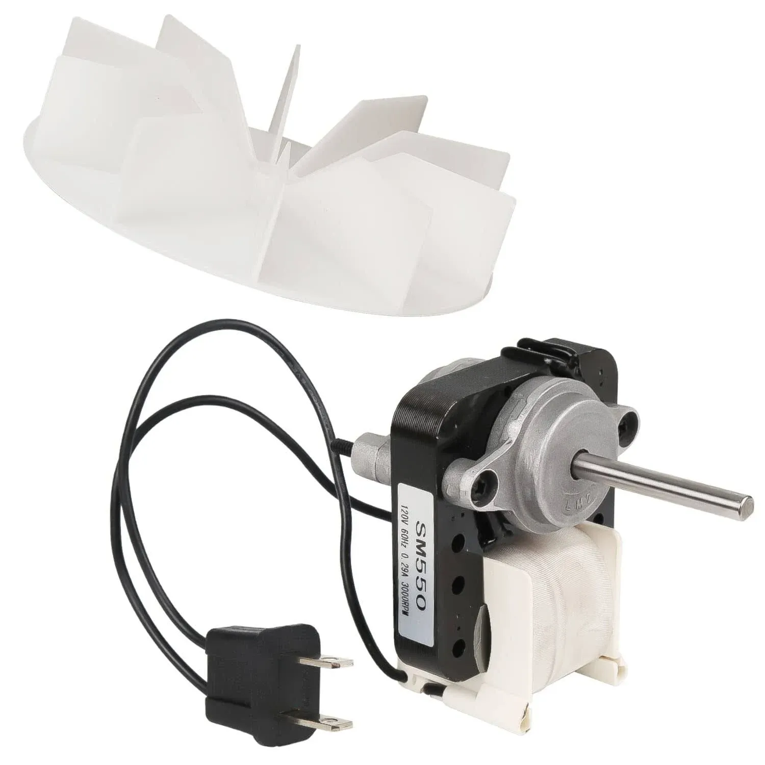 SM550 Universal Bathroom Vent Fan Motor by Seentech - Compatible with Broan Nutone - Repalces: EM550, 65100, C65878 VFM100, E498-1, 82423K, K111, EM750, SM550