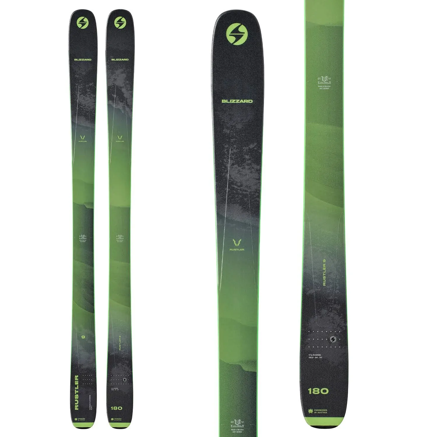 Blizzard Rustler 9 Skis (Ski Only) 2023