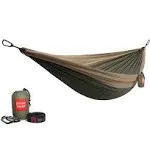 Grand Trunk Double Deluxe Parachute Nylon Hammock With Straps