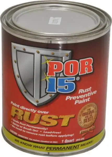 POR-15 45404 Semi-Gloss Black Rust Preventive Coating