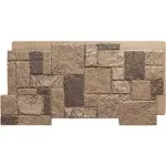 Ekena Millwork StoneCraft Castle Rock Faux Stone Panel 49"W x 24 1/2"H x 1 1/4"D PNU24X48CR