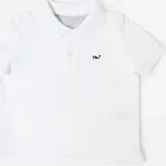 Vineyard Vines Boys' Edgartown Piqué Polo, S / White Cap 100