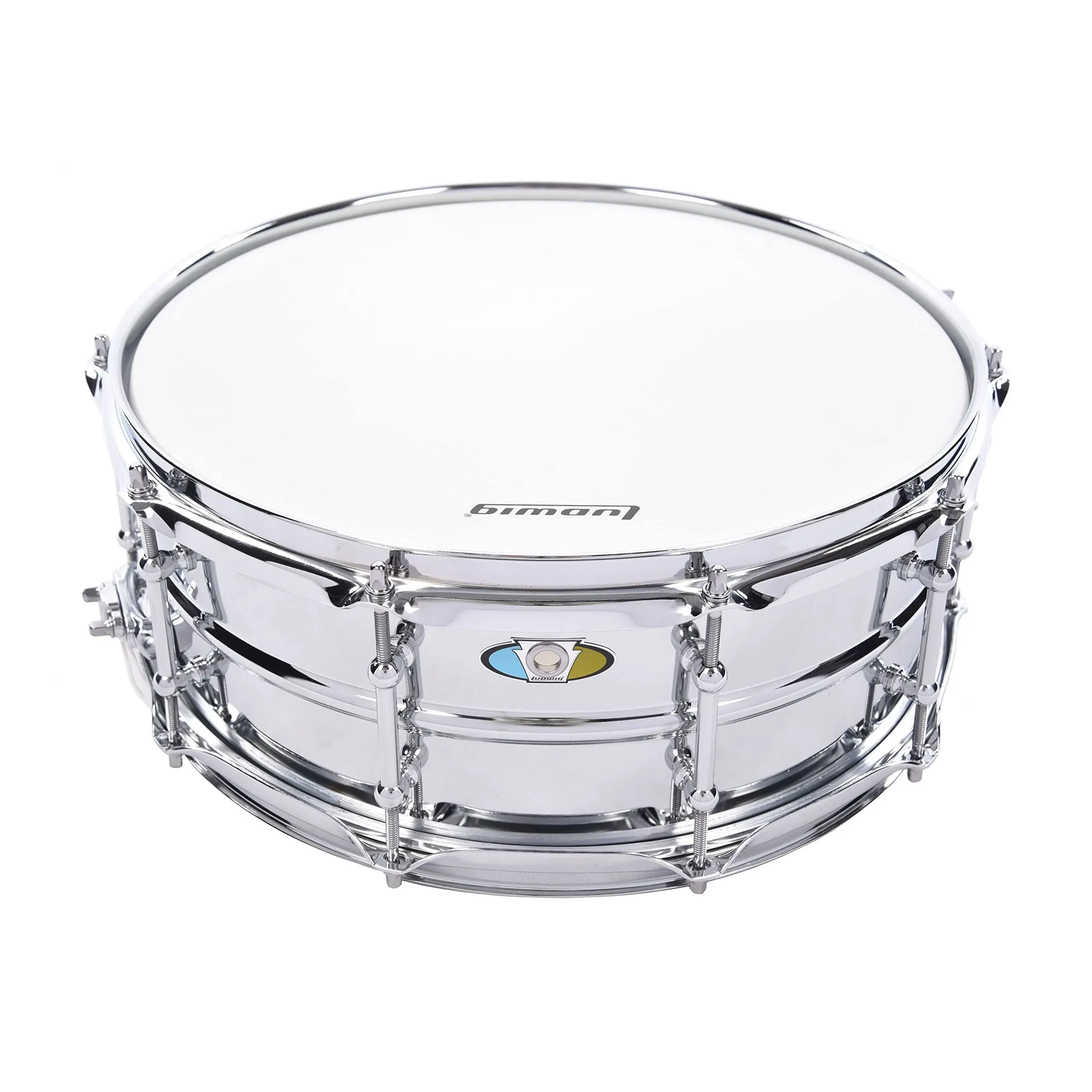 Ludwig LU5514SL Supralite 5.5&#034; x 14&#034; Steel Snare Drum