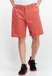 Men&#039;s Izod Saltwater Stretch Flat Front Relaxed Comfort Fit Shorts Red Size 36