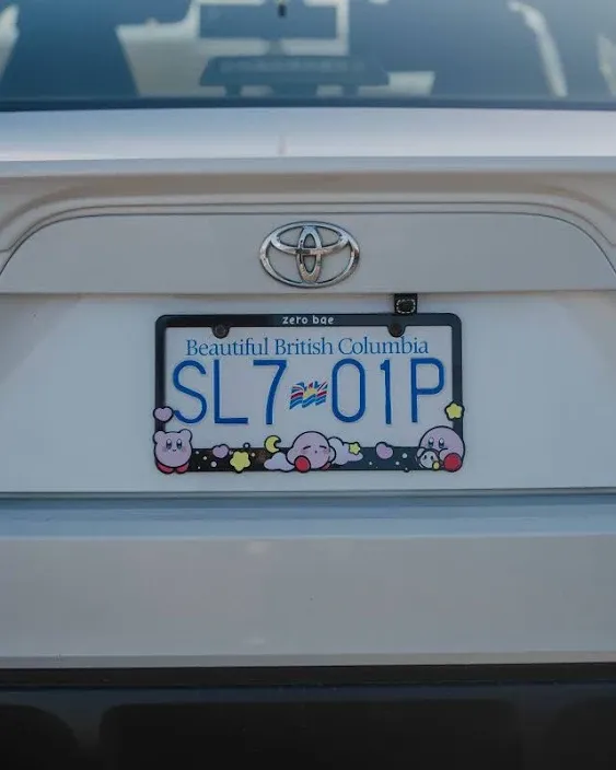 Dreamy Poyo Cute License Plate Frame