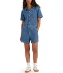 Levi Strauss NWT short sleeve heritage denim blue romper size small