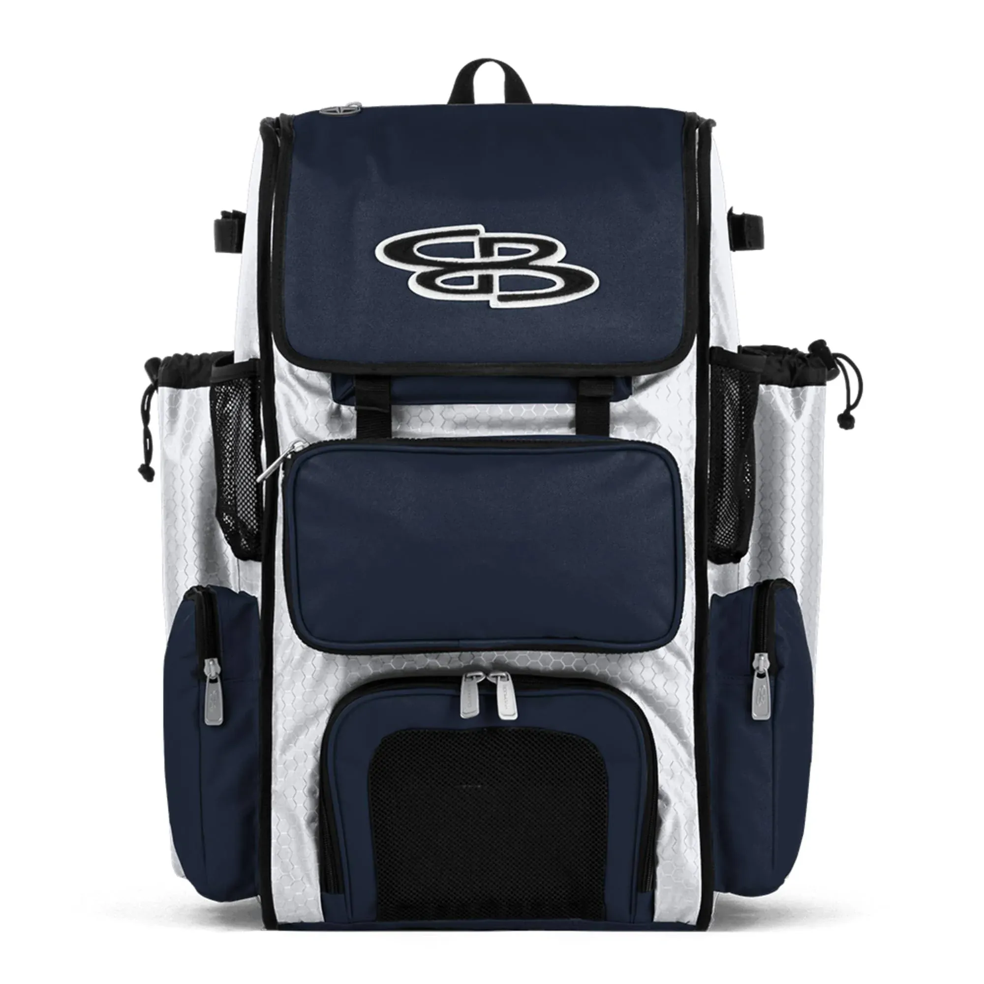 Boombah Superpack Bat Pack -Backpack Version (no Wheels) - Holds Up to 4 Bats - for Baseball or Softball