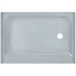 Swiss Madison Voltaire 48" x 36" Single-Threshold, Right-Hand Drain, Shower Base in Grey