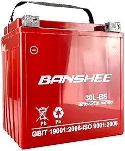 Banshee 500CCA Replacement AGM Motorcycle Battery for Harley Davidson Motorcycle