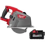 Milwaukee 2982-20-48-11-1865 M18 Fuel 18V 8 in. Lithium-Ion Brushless Cordless Metal Cutting Circular Saw with 6.0 Ah Battery