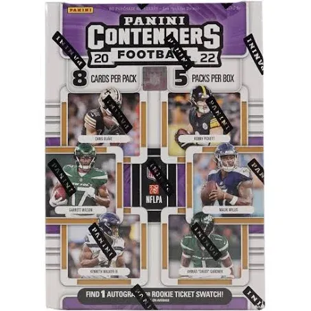 2022 Panini Contenders Football 5-Pack Blaster Box