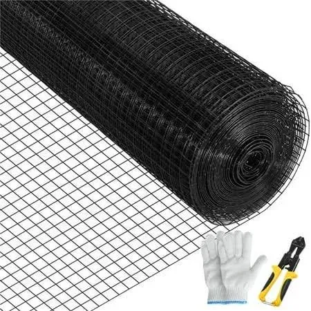 VEVOR Hardware Cloth Mesh Size Galvanized Steel Vinyl Coated 16 Gauge Chicken Wire Fencing