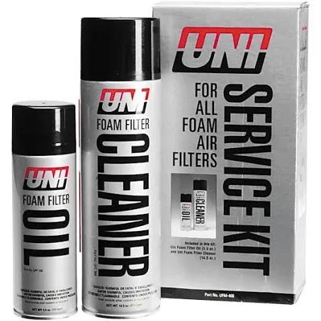 Uni Foam Filter Oil & Filter Cleaner Kit ATV Dirt Bike Chemical Cleaner UFM-400