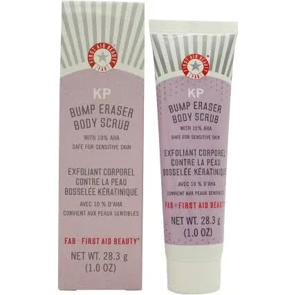 First Aid Beauty KP Bump Eraser Body Scrub with 10% AHA 28.3g