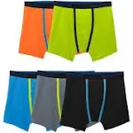 Fruit of The Loom Boys' Breathable Micro-Mesh Boxer Briefs, Assorted 5 Pack