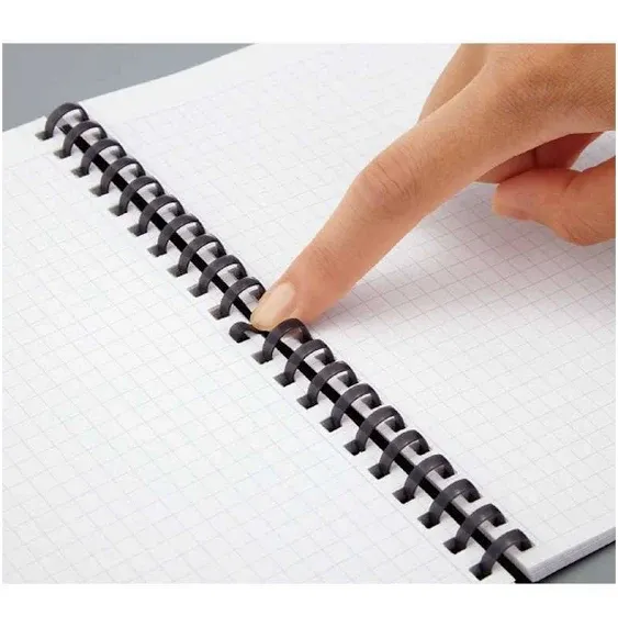 Kokuyo B6 Soft Ring BLACK Notebook 5mm Grid Notebook 5mm Graph Notebook | SV447S5 80 Sheets