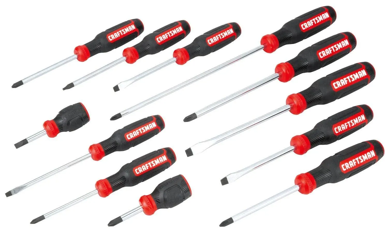 Craftsman Bi-Material Screwdriver Master Set, 12 Piece - CMHT65301