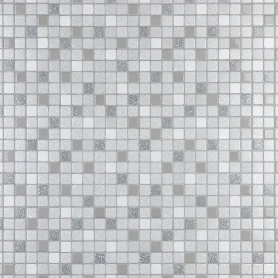 Merola Tile Crystalline Square Grey 12" x 12" Porcelain Floor and Wall Tile - Sample Swatch