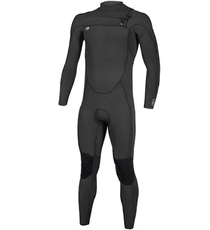 O'Neill 4/3mm Ninja Men's Chest Zip Full Wetsuit(XL/Black/Black)