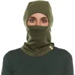 Minus33 Merino Wool Midweight - Balaclava 100% Merino Wool Olive Drab Green