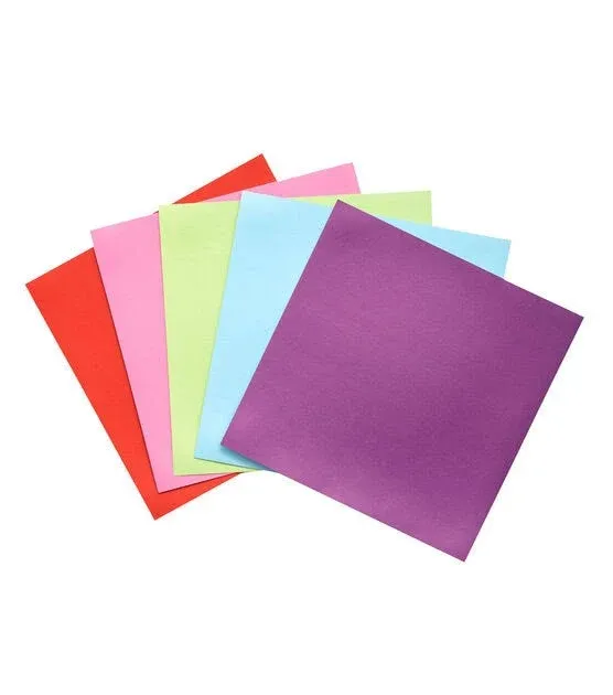 Park Lane Shimmer Cardstock Paper, 48 Sheets - 12x12 Pearlescent Scrapbook Paper in Assorted Bright Colors - Cardstock Variety Pack for