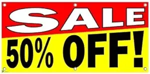 Sale 25% Percent Off - Store Retail Business Sign Banner