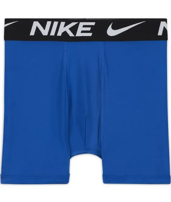 Nike Big Boys Essential Dri-Fit Boxer Briefs, Pack of 3 - White, University Blue