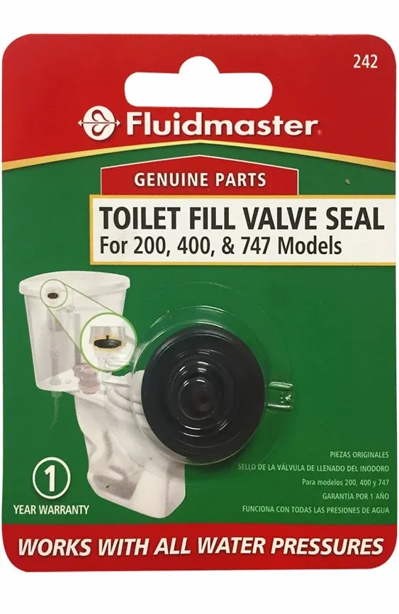 Fluidmaster Toilet Fill Valve Seal Black