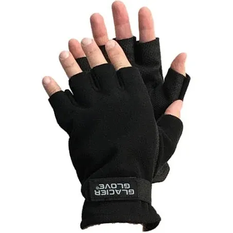 Glacier Glove Alaska River Fingerless Fleece Glove (Small)