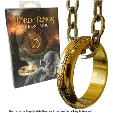 Lord of the Rings Ring The One Ring (gold plated) 1:1 scale replica 