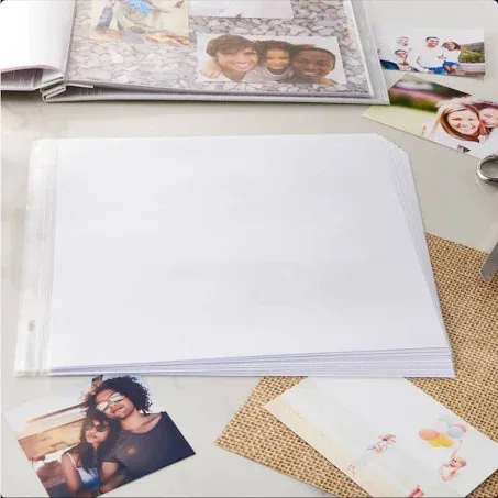 Recollections White Scrapbook Refill Pages