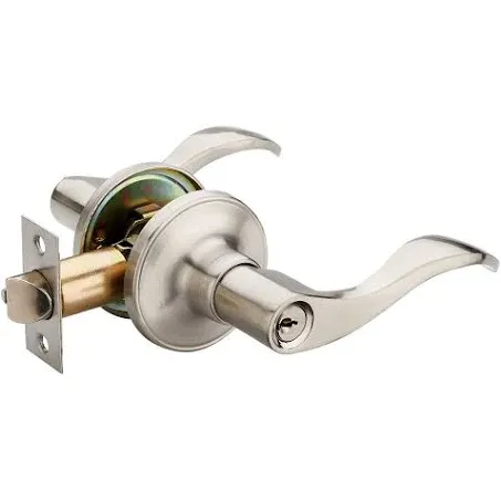 HENYIN Wave Lever Keyed Entry Door Lock/ Door Knob Hardware Wave Handle and ...