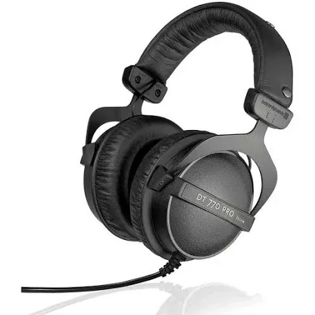 Beyerdynamic DT 770 Pro 80 Ohm Over-Ear Studio Headphones in Black | Focus Camera