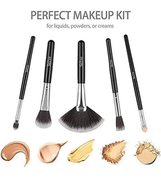 SOLVE 32 Pieces Professional Makeup Brush Set